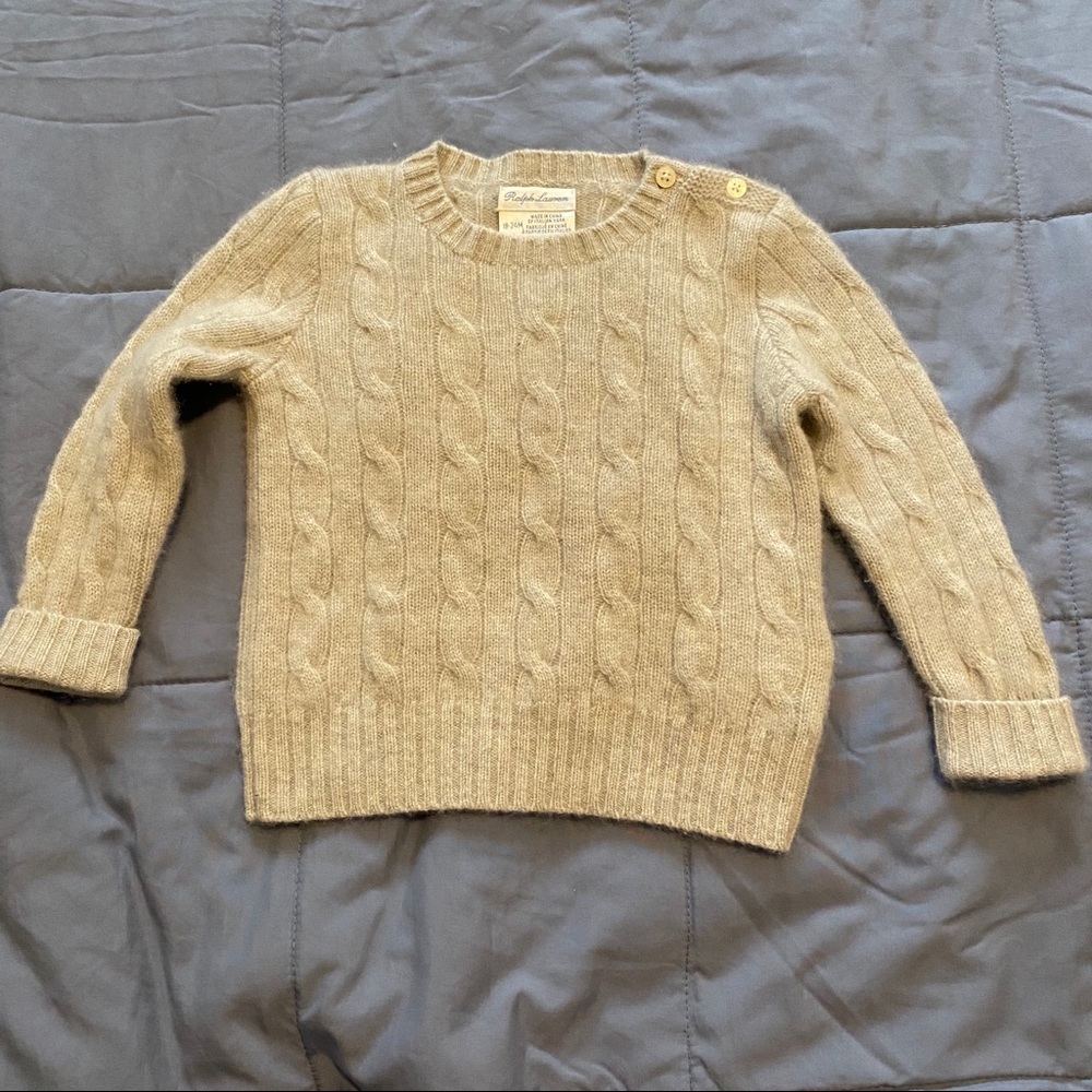 Ralph Lauren Cable-Knit Cashmere Sweater